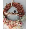 Serçeli Kapı Süsü 35cm, Kapı Çelengi, Çelenk