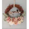 Serçeli Kapı Süsü 35cm, Kapı Çelengi, Çelenk