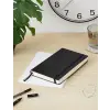 Sert Kapak Expanded Defter Siyah (Çizgili - 13X21)
