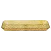 Servis Tabağı Dikdörtgen Amber 38 X 14 X 3 Cm