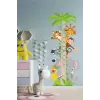 Sevimli Hayvanlar Temalı Boy Ölçer Duvar