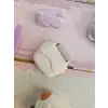 Sevimli Kedi Silgi Rulo Silgi; Toz Hazneli Silgi, Krem (Bej)