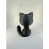 Sevimli Siyah Kedi Gözlük Standı