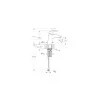 Shift T10 A43715 Lavabo Bataryası, Krom
