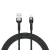 Shira Serisi Lightning USB Kablosu 2m Siyah