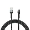Shira Serisi Micro Usb Kablo 2 Metre Siyah