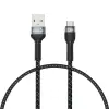 Shira Serisi Micro USB Kablo 30cm Siyah