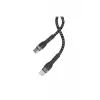 Shira Serisi Type-C - Type-C PD kablo, 30 cm, siyah