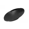 Sia Siyah Oval Vazo 25 cm
