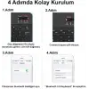 Şık Tasarımlı Bluetooth Kablosuz Klavye ve Mouse Seti | Android, iOS ve Windows Uyumlu | Şarj Edilebilir, Taşınabilir ve Sessiz Tuşlu Set (Siyah)