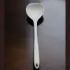 Silikon Çorba Kepçesi - 29,5 CM Krem Renkli Özel Seri