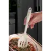 SİLİKON IZGARALI KAŞIK BEJ