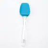 Silikon Spatula, Mutfak Pişirme Aracı, Şeffaf Tutma Yeri (Mavi)