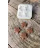 Silikon yıldız bisküvi mum kalıbı