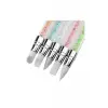 Simli 5li Silikon Nail Art Fırça Seti
