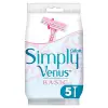 Simply Venus 2 Basic Kadın Kullan At Tıraş Bıçağı, 5 Adet