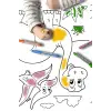 SinaTicaret Dinazorlar Devri Boyama Kağıdı Rulosu, 5 Metre x 45 cm, Sevimli Dinazorlar Temalı, Çocuklar İçin Eğitici ve Eğlenceli Aktivite