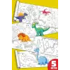 SinaTicaret Dinazorlar Devri Boyama Kağıdı Rulosu, 5 Metre x 45 cm, Sevimli Dinazorlar Temalı, Çocuklar İçin Eğitici ve Eğlenceli Aktivite