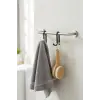 Siyah 2li Kanca Askı