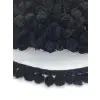 Siyah Büyük Boy Ponpon Şerit