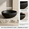 Siyah Mermer Dekor Kase 27 cm