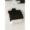 Siyah, Moliette Yapışkanlı Tuvalet Kağıtlık
