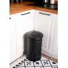 Siyah Mutfak Çöp Kovası, 24 L