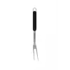 Siyah Paslanmaz Çelik Et Çatalı, 43 cm