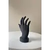 Siyah Sağ El Dekoratif El Mankeni