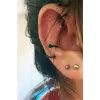 Siyah Spiral Model, İki Ucu Toplu Piercing