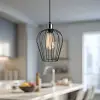Siyah Tekli Tel Sarkıt Aydınlatma, E27 Duy