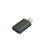Siyah Type-C - USB-A OTG Adaptör, 6A 120W Max AC-59