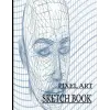 Sketch Book Pixel Art Grid Paper
