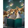 sketchbook Trio Corgi