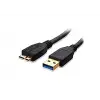 SLX-U34 Usb3.0 1m Harici Disk 2li Data+Şarj Micro Usb Kablosu