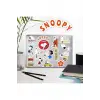 Snoopy Peanuts Macbook Notebook Tablet Telefon Ajanda Laptop Defter Sticker Seti