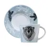 Snowy 4 Parça 2 Kişilik Kahve Takımı, 100 ml
