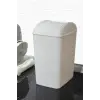 Soft Çöp Kutusu Döner Kapak 5 LT BEYAZ