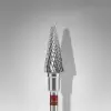 Sol El için Çelik Freze Ucu, Konik, Kırmızı, FT73R060/14