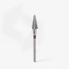 Sol El için Çelik Freze Ucu, Konik, Kırmızı, FT73R060/14