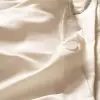 Solıd Krem Çift Kişilik Pamuk Saten Nevresim Seti