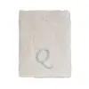 Solid Nakışlı Yüz Havlusu 50x90 cm Ekru