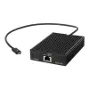 Solo 10 G Thunderbolt 3 Ethernet Adaptörü 10 Gbase, Siyah