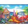 Sörf Kampı 260 Parça Puzzle