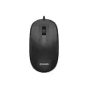 SPK7238 Siyah USB Kablolu Optik Mouse, 1200 Dpı, 3 Tuş