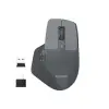 SPK7858 Bluetooth Kablosuz Çift Modlu 4000DPI 7 Tuşlu Optik Mouse Gri