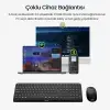 SPT6407 Bluetooth Kablosuz Türkçe Q Klavye Mouse Seti Siyah