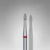 Staleks Elmas Manikür Freze Ucu Damla Model Kırmızı 4mm FA60R018-4