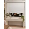 Stor Perde, Mat Beyaz Dilimli