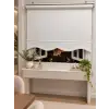 Stor Perde, Mat Beyaz Dilimli